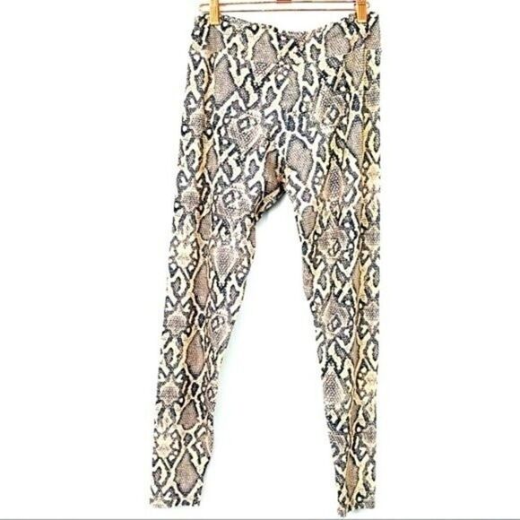 Lici by Mcitelli snake print leggings XL high leggings BoxN - Picture 6 of 6